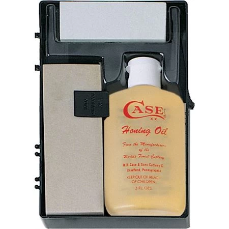 Case 924 Sportsman's Honing Kit With Hinged Plastic Storage Box