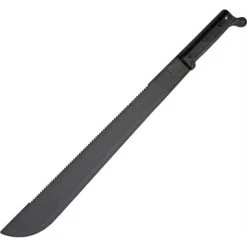 Ontario 18S Sawback Machete With Black Handle