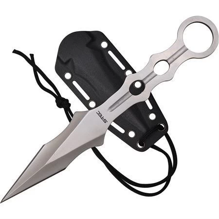 S-TEC S200SL Tactical Throwing Knife With One Piece Satin Finish Stainless Construction - Image 2
