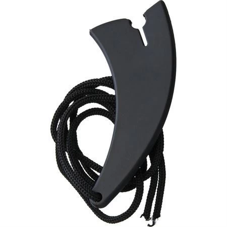 Miscellaneous 4373 Neck Knife With Black Finger Grooved Nylon Handle - Image 2