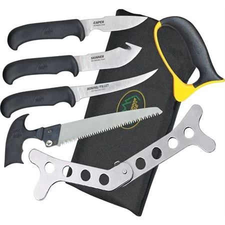 Outdoor Edge BL1 Butcher-Lite Field Kit With Black Rubberized Handle