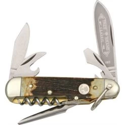 Boker 110182HH Camp Multi-Tools Knife With Stag Handle