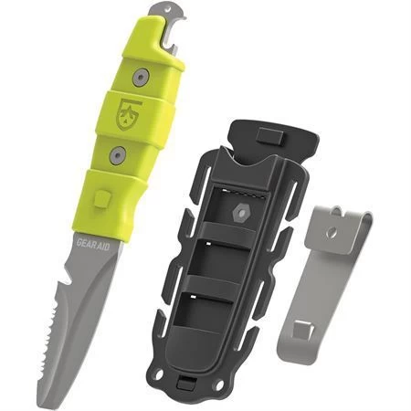Gear Aid 62065 AKUA Paddle/Dive Knife With Green Handle - Image 3