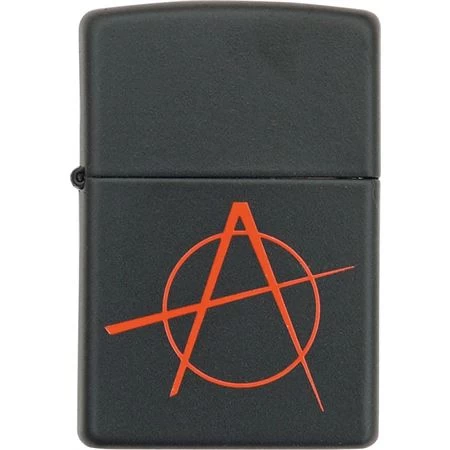 Zippo 20842 Anarchy Black With Matte Finish