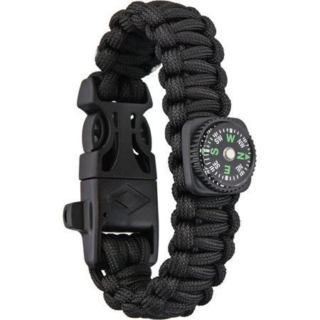 Explorer Compass 61 Paracord Bracelet With Compass Black - Image 6