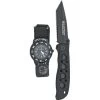 Smith & Wesson WSO2 Black Face Special Ops Watch/Knife Combo With Stainless Back