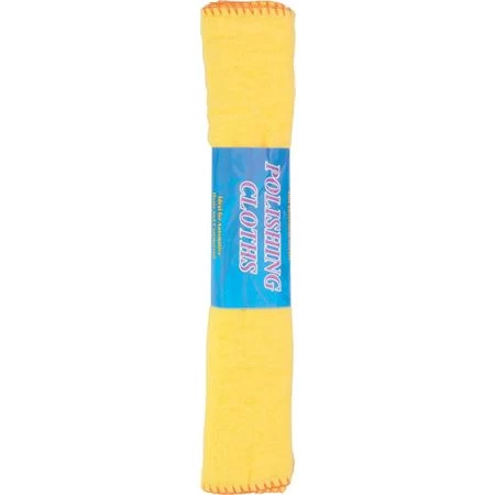 Pakistan 990004 Four Pack Yellow Cotton Polishing Cloths