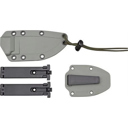 ESEE 3PMDT Model 3 Standard Edge Fixed "Super Tuff" Textured Blade Knife With OD Green Canvas Micarta Handles - Image 5