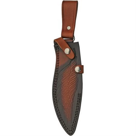 Damascus 1232 Kukri Stacked Leather - Image 2