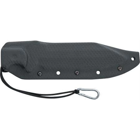 TOPS Knives TOPS SJ626 Smoke Jumper Fixed Black Traction Coating Blade Knife With Black Linen Micarta Handles - Image 3