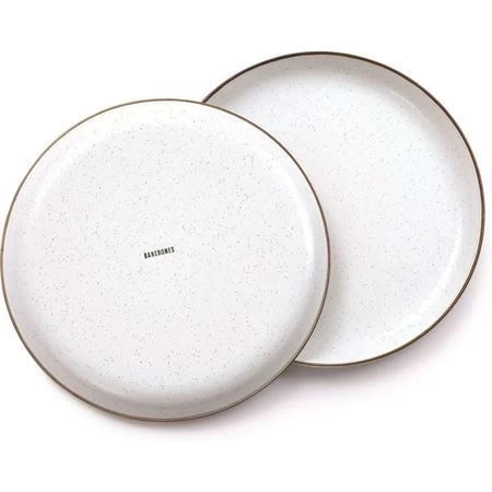 Barebones 391 Enamel Plate Set Eggshell - Image 2