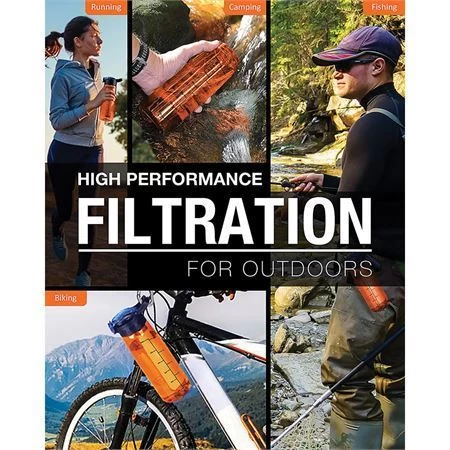 Simpure 008 Water Filter Bottle Orange - Image 5