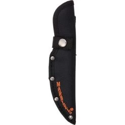 Marbles 1146 Marbles Nylon Belt Sheath Knife With Black Nylon Construction With Orange Marble Embroidery
