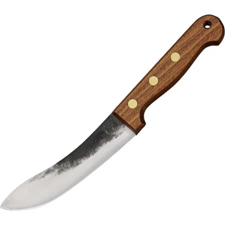 Svord Peasant FK2 Farmers Upswept Standard Edge Tool Steel Razor Blade Knife With Brown HardWood Handle
