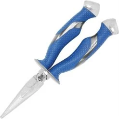 Camillus 18828 Cuda Needlenose Pliers Titanium Bonded High Carbon Steel With Clear Rubberized Handle