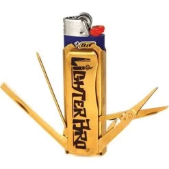 Lighter Bro 2013G Lighter Bro Multi Tool Gold With Stainless Construction