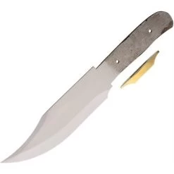 Blank 613 Bowie Blade With Guard And Carbon Steel Construction