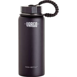 Vargo 454 Para-Bottle Stainless Black With Stainless Steel Construction