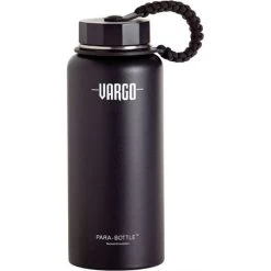 Vargo 461 Para-Bottle Vacuum Black With Stainless Steel Construction