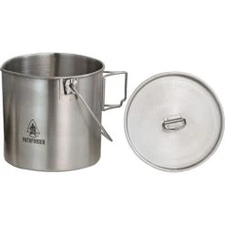 Pathfinder 012 Stainless Bush Pot Cooking Kit With Stainless Steel Construction