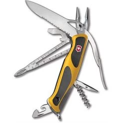 Swiss Army 09798MWC8 Rangergrip Boatsman Multi Tool Knife With Yellow And Black Nylon Handle