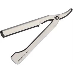 Razolution 83500 Exchangeable Blade Razor With Matte Finish Stainless Handle