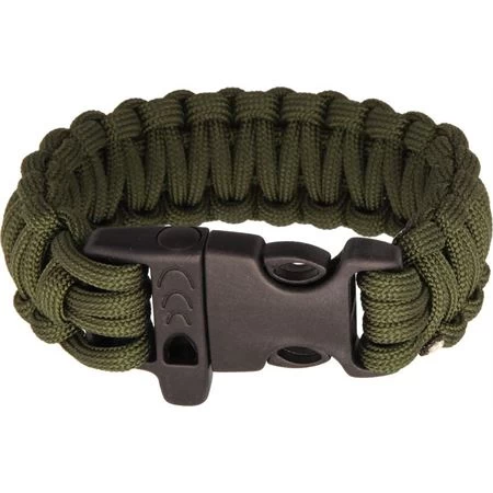Combat Ready 360 Combat Ready Survival Bracelet OD Green With Paracord Construction