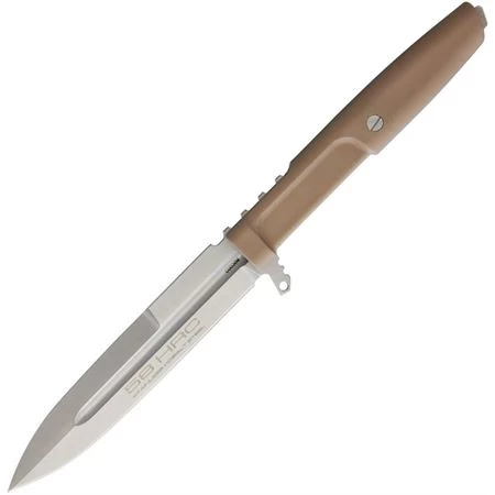 Extrema Ratio 0478DW Requiem Fixed Blade Knife With Desert Tan Forprene Handle