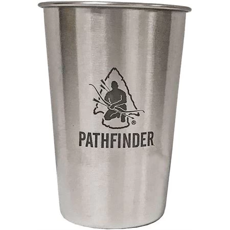 Pathfinder 018 304 Stainless Steel Pathfinder Pint 16 Oz Glass