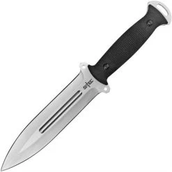 S-TEC 22010 Tactical Throwing Knife With Black Textured G10 Handle