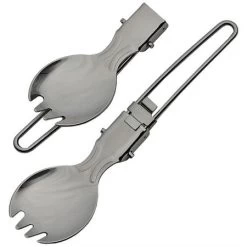 China Made 211427 Foldable Camping Spork With Stainless Construction