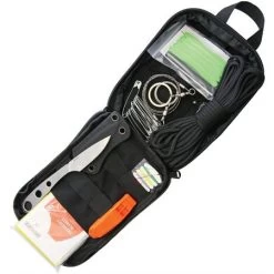 Real Steel K3515 Survival Elementary Kit With Black Nylon Zippered Storage Case