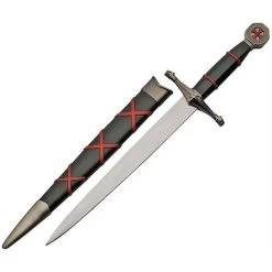 China Made 211437 Knights Templar Dagger Red