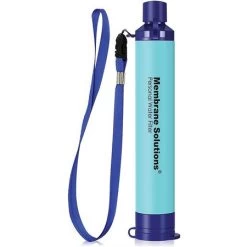 Membrane Solutions LOESF002 Water Filter Straw Blue