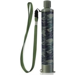 Membrane Solutions LOESF001 Water Filter Straw Camo