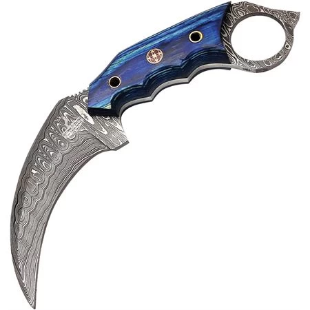 FH KMBT001 Damascus Karambit
