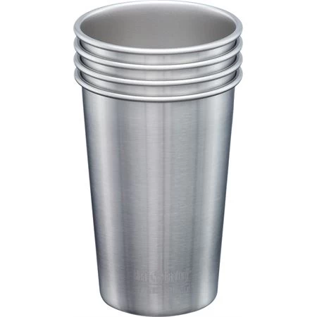 Klean Kanteen 1000428 Steel Pint 16oz 4 Pack